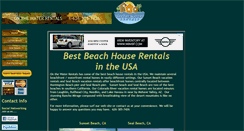 Desktop Screenshot of onthewaterrentals.com